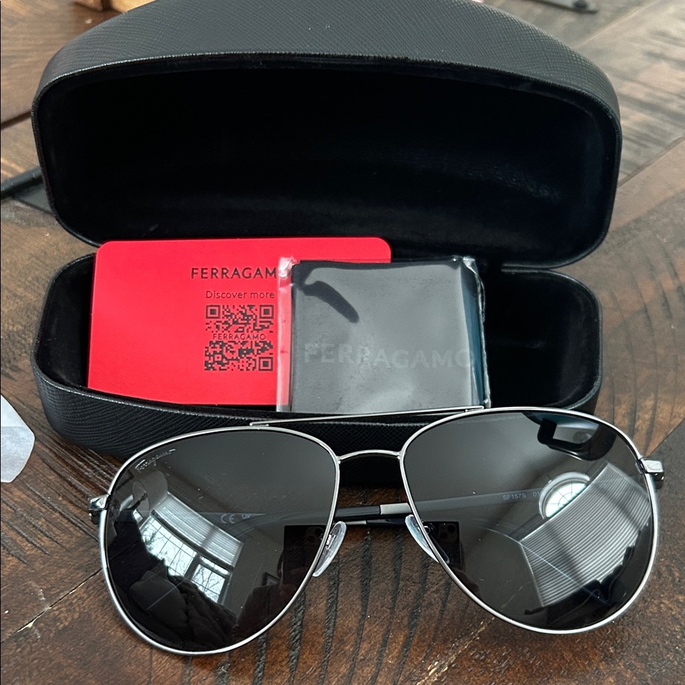 Salvatore Ferragamo  Aviator Sunglasses